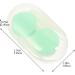 Solustrie 18-Sentence Contact Lens Container with Tweezers - Compact Oval Lens Case & Travel Storage Box with Mirror - Buy Online on GoSupps.com