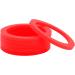 Hook and Loop Throwing Game Replacement Rings - Black/Red - 12pcs | Family & Adult Fun Indoor/Outdoor Game - Buy Online on GoSupps.com