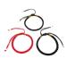 CALLARON 24 pcs Fashion Friendship Women's Wave Bracelet Bead Lucky Bangles Bracelets for Women Bracelet line red Bracelet Hand Strap Accessories Year of Birth Lucky Bracelet 12cm Black