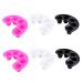 Beaupretty 6pi ces Bol De Manucure Pour Enlever Peaux Mortes Et Adoucir Ongles Lot De Noir Blanc Et Rose
