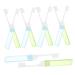 Minkissy 10st portable toothbrush manual teeth travel toothbrush travel toothbrush comfortable toothbrushes disposable toothbrushes mini tongue travel size small head travel soft brush wire