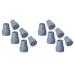 TKOWTB Crutch Tips 3/4Inch Heavy Duty Non-Slip Rubber Cane Tips Replacement Cane Foot Caps Crutch Pads 12 PCS