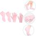 Ipetboom 1 Set Hydrating Sock Gloves Foot Care Socks Gloves Cuticles Socks Gloves Silicone Gel Socks Silicone Mitts Foot Socks Dry Feet Women's High Heels Dry Hands Pink Sebs - Buy Online on GoSupps.com
