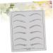 Mikinona Eyebrow Microblading Skin 6 Pcs Eye Brow Shaping Kit Eyebrow Practice Skin Eyebrow Trimming - Buy Online on GoSupps.com