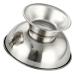 Crilstyleo high impact bowl Razor cup with feet stainless steel shaving shaving bowl for men gifts portable razor cups for men razor accessories metal shaving bowl