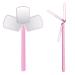 Flexible Large Square Lash Mirror 260 Rotation Folding Portable Eye Mirror for Eyelash Extensions Adjustable for Easy Check Lash Extension Supplies and Tool for Lash Techs Pink