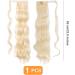 Traziewell Blonde Wrap Around Ponytail Extension Curly Ponytail Extension Heat Resistant Synthetic Natural Wavy Hairpieces Wrap Around Pony Tail Hair Extensions for Women Hair Piece 0512 FH000512 One Size - Buy Online on GoSupps.com