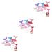 UPKOCH 18 Pcs Cake Decoration Seashell Decor Ocean Decorations Under The Sea Cupcake Topper Mermaid Cupcake Topper Under The Sea Cake Picks Toothpick Birthday Party Supplies Cloth Wedding