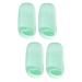 POPETPOP 2 Pairs Cracked Heels Guard Moisturizing Short Socks Hard Feet Socks Moisturising Socks and Gloves Dry Feet Socks Dead Skin Socks Feet Healing Socks Gel Socks Anti-Crack Earth