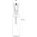Spray Bottle for Hair Continuous Water Mist Trigger Sprayer for Hair Styling Misting Clear Hair Sprayer Water Plants Cleaning (300ml Transparent) - Buy Online on GoSupps.com