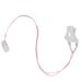 Hearing Aid Clip Hearing Aid Anti-Loss Rope Transparent Clamp Pink Cord Portable Hearing Aid Straps for Elderly (Binaural)