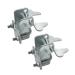 Qlvily Kennel Gate Latch for Dog Kennels and Kennel Panels, Dog Kennel Outdoor Gate Latch, 1-3/8" x 1-3/8" 2 Packs