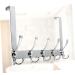 Over Door Hanger Wall Hooks for Coats Stainless Steel Hangers Over The Door Hanger Organizer Over The Door Towel Rack Over The Door Hook Rack Coat Hook Clothes Coats Organize Hook - Buy Online on GoSupps.com