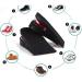 Black Adjustable Height Increase Shoe Insoles - Lift Taller Pads for Women & Men (2 Layer 2 Heights) - Best Comfort & Support - Buy Online on GoSupps.com