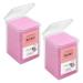 minkissy 800 Pcs glue wipes Lash Glue Cleaning Pads Glue Bottle Wiping Cloth Nail Pliosh Remover Pads Glue Residue Remover eyelashes with glue nail polish tweezers non-woven fabric 4.8x4.8cmx2pcs Pinkx2pcs