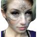Burning Man Gold Temporary Tattoos - Masquerade Face Tattoo Set by Golden Ratio Tats - Buy Online on GoSupps.com