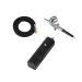 Paint Sprayer Portable Airbrush Kit 30PSI Compressor with Gravity Type Spray Gun for Art Model Body Paint Artist Makeup Nail Tattoos Cake Tool for Home Interior and Exterior Walls Ceiling Fen Tm80s Black C