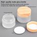 Dajidafu Glass Woman Face Cream Dispenser Replacement Wood Grain Lid Anti-corrosive Makeup Cosmetic Travelling Empty Container 15g - Buy Online on GoSupps.com