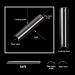 3XL Super Long Square Acrylic Nail Tips - 240 Pcs Straight Half Cover Fake Nails with Case - Buy Online on GoSupps.com