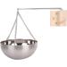Fdit 20cm Stainless Steel Sauna Aromatherapy Bowl - Essential Oil Holder & Room Accessories for Ultimate Sauna Experience - Buy Online on GoSupps.com