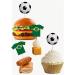 Brazil Football Party Food & Cupcakes Picks Decorations Toppers World Cup 2022 (pack of 14) - Buy Online on GoSupps.com