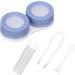 Angrek Mini Contact Lens Container Set - Portable Purple Storage Box with Complete Accessories - Stylish & Compact Design - Buy Online on GoSupps.com