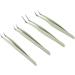 4-Piece Eyelash Extension Tweezers Set | 45 Volume & 75 Bent Tweezers in Stainless Steel Box | Ideal for Salon & Home Use - Buy Online on GoSupps.com