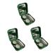 Solustrie 3 sentences contact lens container Small plastic container mirror film contact case Small contact lens container korean organizer colored contact lenses storage box travel