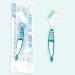 AD-BCRBGEN Portable Ergonomic Toothbrush for Prosthesis Care | Multi-layered Bristles & Double-Headed Design | Essential Oral Care Tool - Buy Online on GoSupps.com