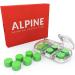 Alpine Silicone Earplugs for Sleeping & Swimming Antibacterial Silver & Aloe Vera 6 Pairs + Box | Noise Reduction & Ear Protection - Buy Online on GoSupps.com