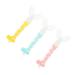 Foytoki 3 pieces of children's toothbrush u shared toothbrush children silicone children's toothbrush children mouth cleaning tool children u shared toothbrush children and toothbrush 1 piece (1 Pack) sorted color