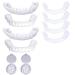 2 pairs of veneers teeth at the top and bottom teeth for plug in cosmetic veneers teeth whitening dentures immediate veneers of course denture with box and pincas for bad teeth (2)