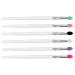 minkissy Eye Shadow Brush silicone eyeshadow brush Disposable Eyeshadow Brush Eyeshadow Brush Makeup Eyeshadow Silicone 14.6x0.9cm Assorted Color