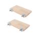 winmiya 2 PCS Bird Platform Bird Cage Accessories Pet Platform Climbing Platform Rat Cage Accessories Wooden Stand Rest Place for Small Animals