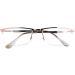 Eyekepper Half Rim Metal Reading Glasses +1.25 - Stylish Brown Spring Hinge Frames for Comfortable Reading - Buy Online on GoSupps.com