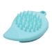 Rurunklee Face Wash Scrubber | Double Side Soft Silicone Facial Cleansing Brush | Manual Hair Scrub for Women and Men Skin Care Face Brushes for Sensitive Dry Skin Lake Blue