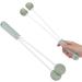 Handheld Pat Massager - Silicone Body Massage Hammer Stick for Men & Women | Anti-Slip Double Ball Health Care Tool | International Shipping Available - Buy Online on GoSupps.com
