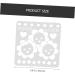 NUOBESTY Sunflower Stencil 9pcs Sunflower Hollow Template Child Square Lace Ruler Stencil Mandala - Buy Online on GoSupps.com