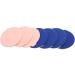 Verdant Touch 7 Pack Makeup Puff Round Soft Air Cushion Puff for Wet and Dry Use Dark Blue Pink - Buy Online on GoSupps.com