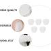 EXCEART Invisible Forefoot Cushion - 5 Pairs Thin Felt Foot Pads for Foot Pain Relief, White - Buy Online on GoSupps.com