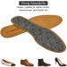 Buy Genuine Sheepskin Shoe Insoles - Comfortable Inserts for Dress Leather Boat Ballet & High Heel Shoes - Breathable Anti-Odor Size 13 US Women / 15 US Men - Buy Online on GoSupps.com