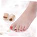Hemoton Silicone Gel Toe Separator Caps - 1 Pair Beige - Toe Protector Spacers for Toe Alignment and Pain Relief - 2pcs - Buy Online on GoSupps.com