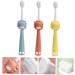 Skisuno 3-Piece Portable Children's Toothbrush Set - Ergonomic Manual Toothbrush for Daily Use | Ideal for Kids | Household Essentials - Buy Online on GoSupps.com
