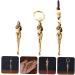 STOBAZA 3pcs Brass Ear Pick Auto Tools Ears Cleaner Keychain Set - Buy Online on GoSupps.com
