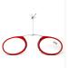 Unisex Compact Reading Glasses - Mini Nose Clip +2.0 Vision Aid - Non-Slip Red Reading Glasses for All Ages - Buy Online on GoSupps.com