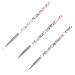 CHEERYMAGIC Nail Art Brushes 3 Pcs Miniature Nail Art Brushes Nail Art Brush Pen Thin Liner Pens for DIY Nail Art Fine Detailing Art Painting Acrylic Nail Models A2-ZSSXMJS