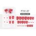 dijiusidy False Nail Perfect Matching Simple to Wear Fingernail Full Coverage Press Type Strong Viscosity Adjustable Paster Type 9 F741 Type 9 F741 - Buy Online on GoSupps.com