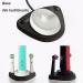 Electric Toothbrush Holder Stand Base | Black | Compatible with Braun Oral B | Includes Charger and 4 Pack Head Covers - Buy Online on GoSupps.com