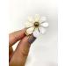 Shiny Pearl Daisy Hair Clips - 2pc Set | Jewels Flower Hair Accessories - Buy Online on GoSupps.com