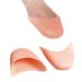 Qtqgoitem 1 Pair Skin Color Silicone Gel Toe Soft Pads Protective Caps Feet Care Protection for Men (Model: 61a aa6 b1f 28c 3c3)